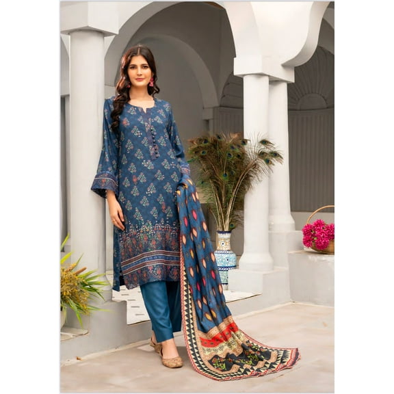 Traditional Pakistani Salwar Kameez, Cultural Wear for Women,09