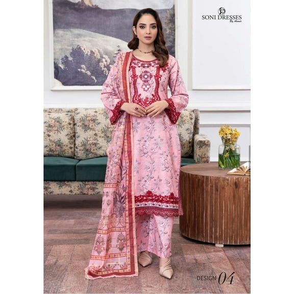 Traditional Pakistani Salwar Kameez, Cultural Wear for Women,256
