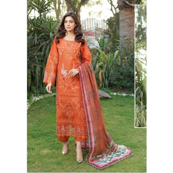 Traditional Pakistani Salwar Kameez, Cultural Wear for Women,264