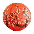 thumbnail image 1 of Traditional Paper Lantern – Wintersweet Pattern Hanging Lampshade – Foldable Spring Festival Courtyard or Home Decor Light Cover, 1 of 5