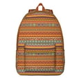 thumbnail image 1 of Traditional Pattern Bohemian Backpack for Women & Men, Lightweight Boho Style Bookbag with Multiple Pockets, School Backpack for University Students, Commute, Travel, Wonderful Gift, 1 of 5