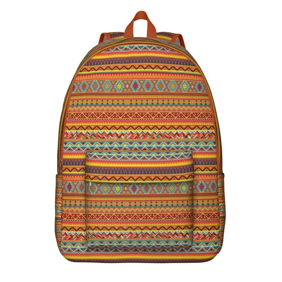 Traditional Pattern Bohemian Backpack for Women & Men, Lightweight Boho Style Bookbag with Multiple Pockets, School Backpack for University Students, Commute, Travel, Wonderful Gift