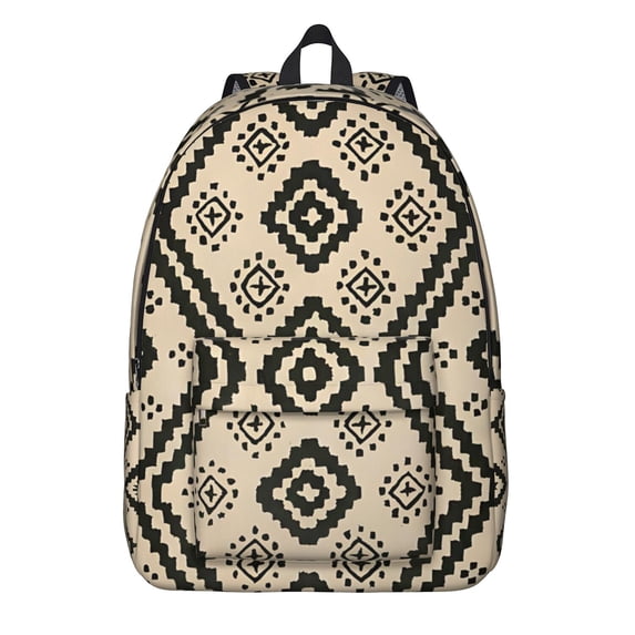 Traditional Pattern Bohemian Backpack for Women Men, Lightweight Boho Style Bookbag with Multiple Pockets, School Backpack for University Students, Durable Daily Use, Wonderful Gift