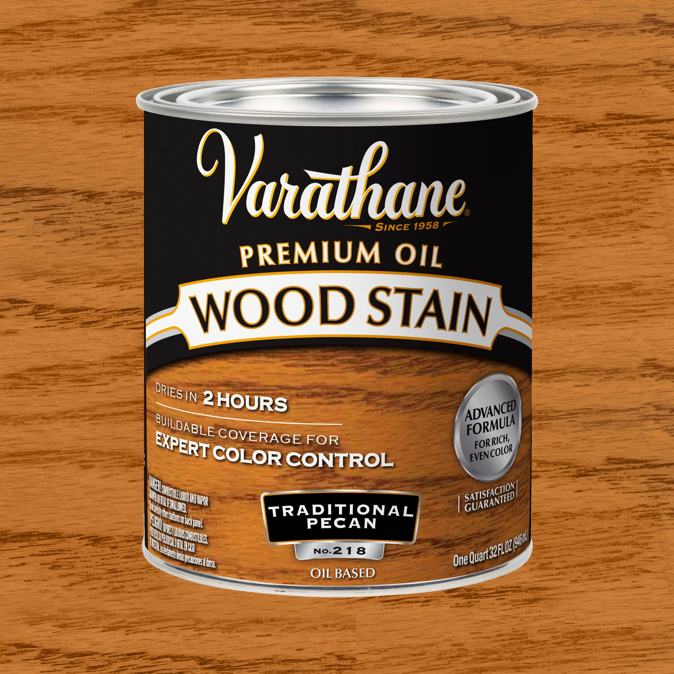 Varathane, Interior Wood Stain, 211689H Quart, Summer Oak