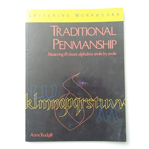 Pre-Owned Traditional Penmanship Lettering Workbooks Paperback Anne Trudgill