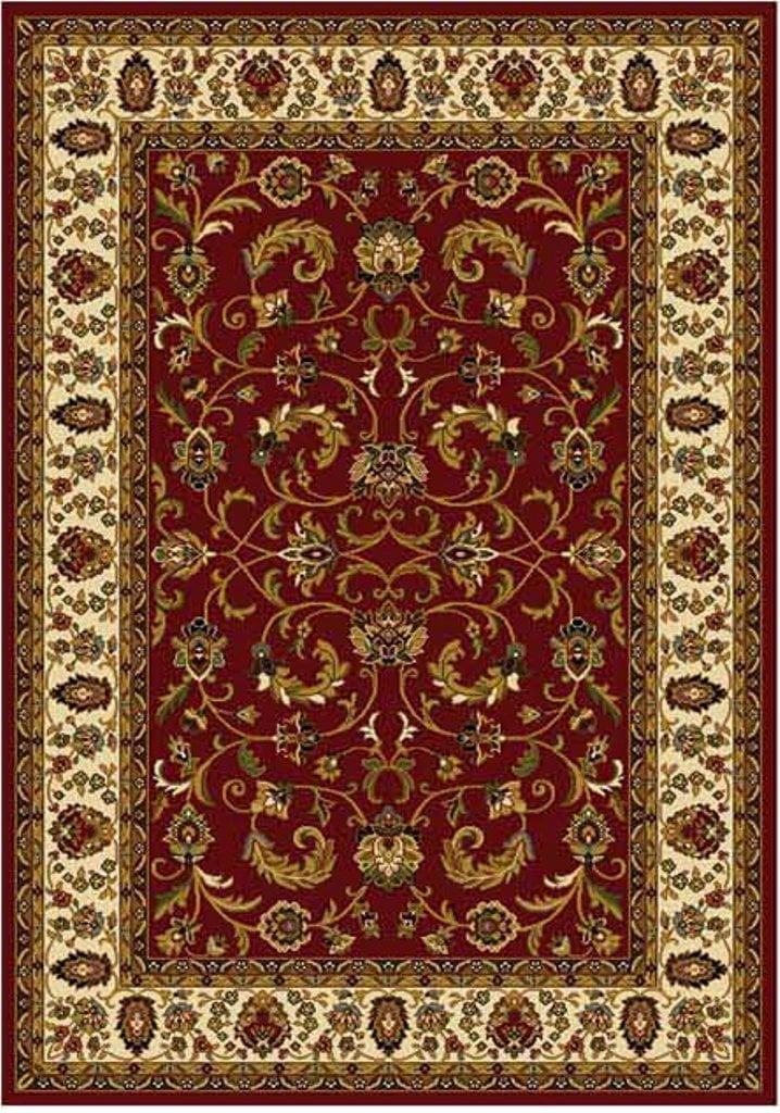 Traditional Persian Oriental Red Bordered Floral Vines Area Rug 4x6 ...