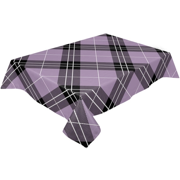 Traditional Plaid Table Cloth Waterproof Dining Tablecloth for Table Kitchen Decorative Coffee Cuisine Party Table Cover