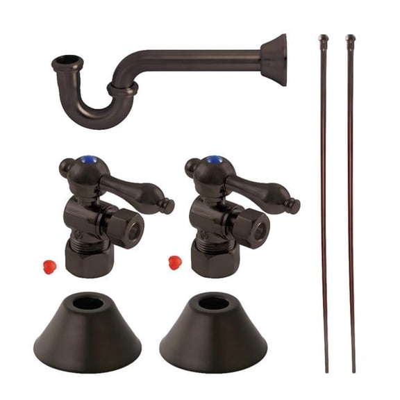 Traditional Plumbing Sink Trim Kit with P-Trap, Oil Rubbed Bronze