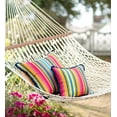 thumbnail image 1 of Traditional Polyester/Cotton Rope Hammock with Oak Stretcher, 1 of 2