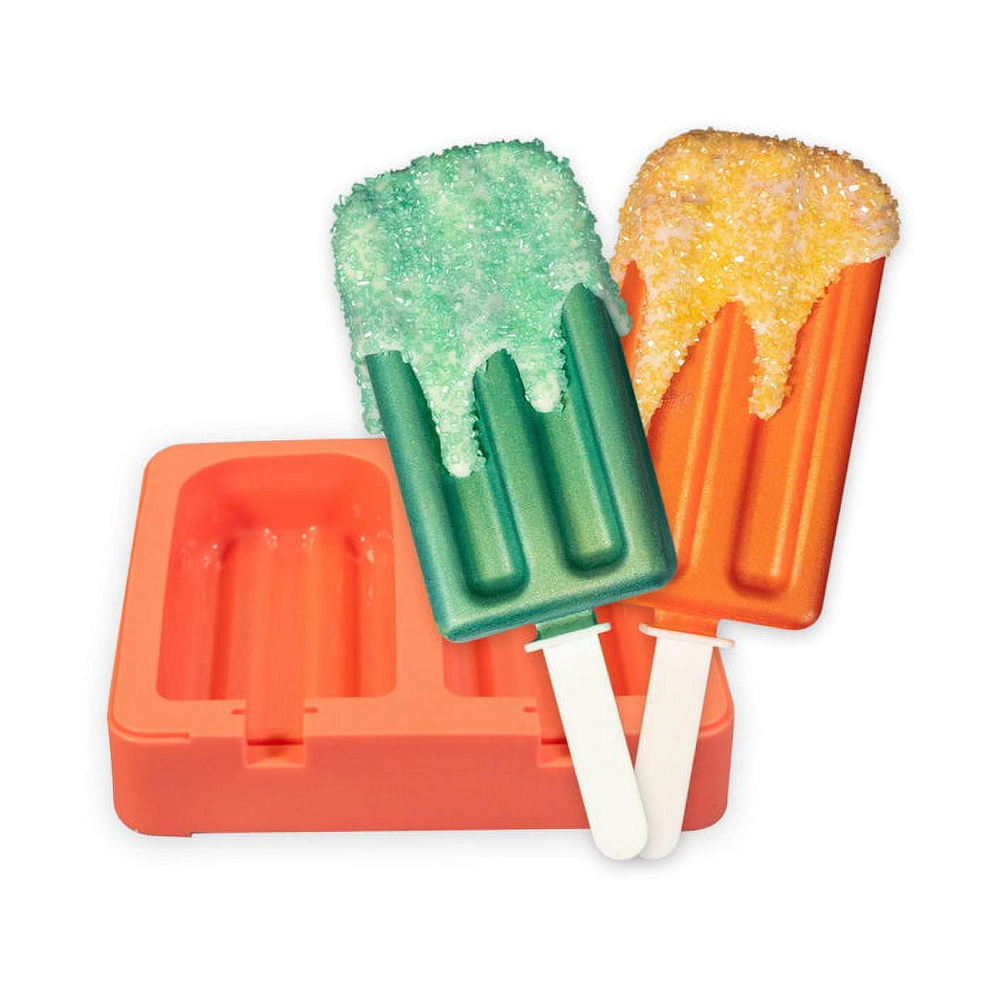 Square Stripe Popsicle Shaped Cakesicle Mold