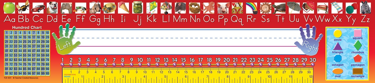 Traditional Printing Super Jumbo Name Plates-Red [TCR4311] - Walmart.com