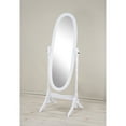 thumbnail image 1 of Traditional Queen Anna Style Wood Floor Cheval Mirror, Cherry Finish, 1 of 6
