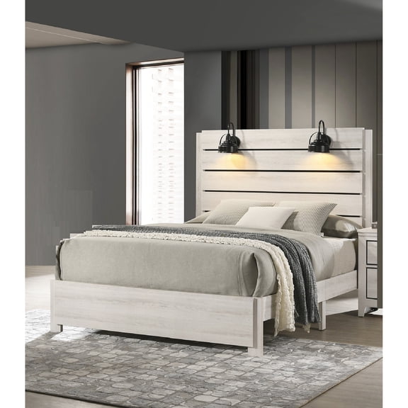 Traditional Queen Bed, Wood Frame, Bedroom Furniture Wooden Black Finished Bin Pulls, Decor