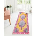 thumbnail image 1 of Traditional Rine Collection Area Rug 2'x7'10" - Yellow, 1 of 5
