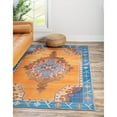 thumbnail image 1 of Traditional Rine Collection Area Rug 5'x8' - Orange, 1 of 5
