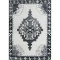 thumbnail image 1 of Traditional Rine Collection Area Rug 8'4"x12' - Black, 1 of 5