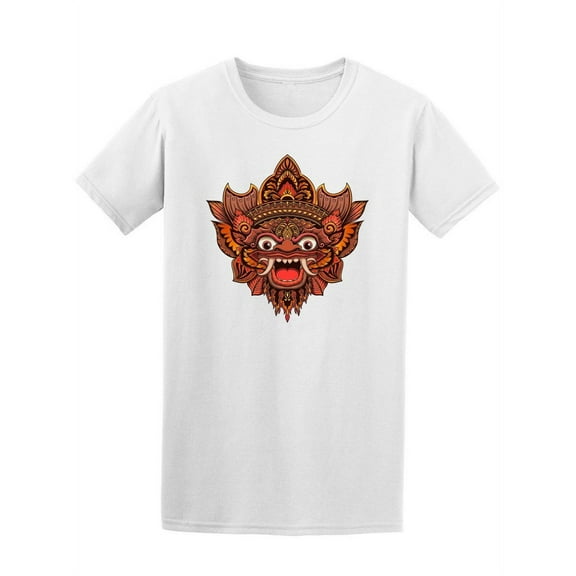 Traditional Ritual Balinese Mask T-Shirt Men -Image by Shutterstock, Male x-Large