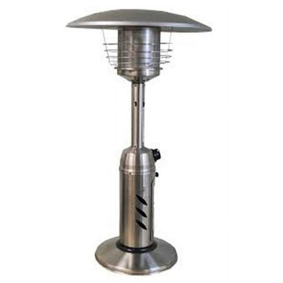 Traditional Round Design Tabletop Patio Heater - Stainless Steel