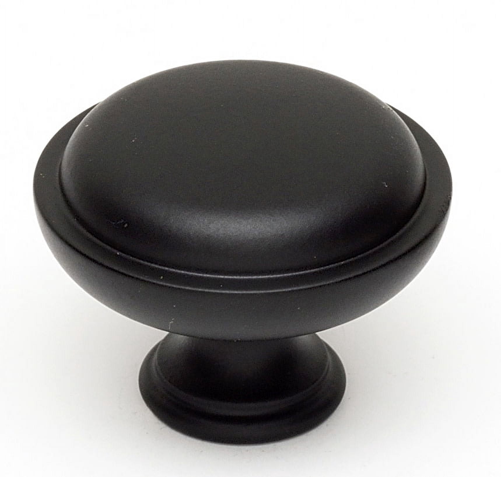 Alno A1146-MB 1-1/2" Cabinet Knob Matte Black