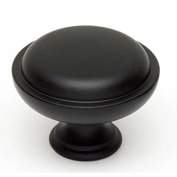 Alno A1146-MB 1-1/2" Cabinet Knob Matte Black