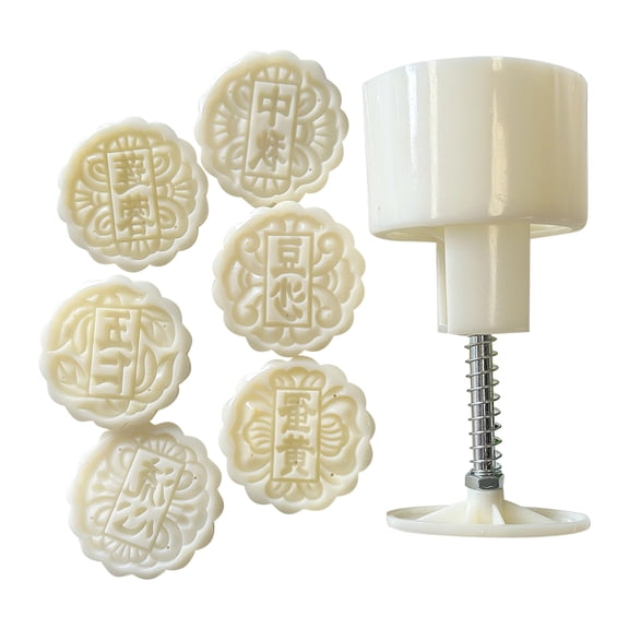 Traditional Round Pastries Press Delicate Pastries Molds Convenient Kitchen Tool for Beautiful Treat