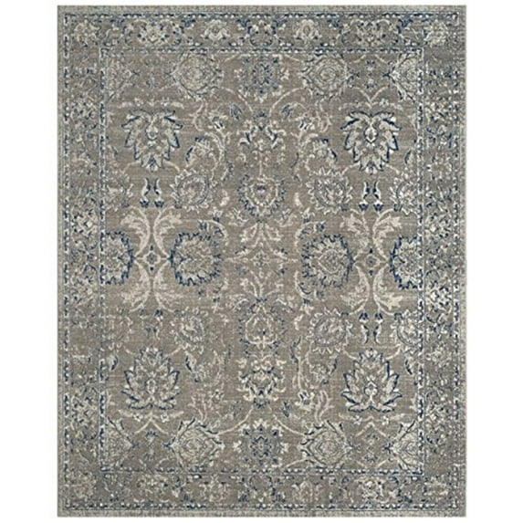Traditional Rug - Artisan 59% Cotton 32% Jute 9% Polypropylene -Dark Grey/Blue-Color:Dark Grey/Blue,Design:Traditional,Shape:Oversized,Size:14'L x 10'W