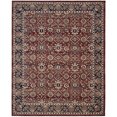 thumbnail image 1 of Traditional Rug - Artisan 59% Cotton 32% Jute 9% Polypropylene -Rust/Navy Style-C-Color:Rust/Navy,Design:Traditional,Shape:Large Rectangle,Size:12'L x 9'W, 1 of 8