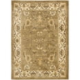 thumbnail image 1 of Traditional Rug - Heirloom -Green/Creme-Color:Green/Creme,Design:Traditional,Shape:Medium Rectangle,Size:5'3" x 7'6", 1 of 3