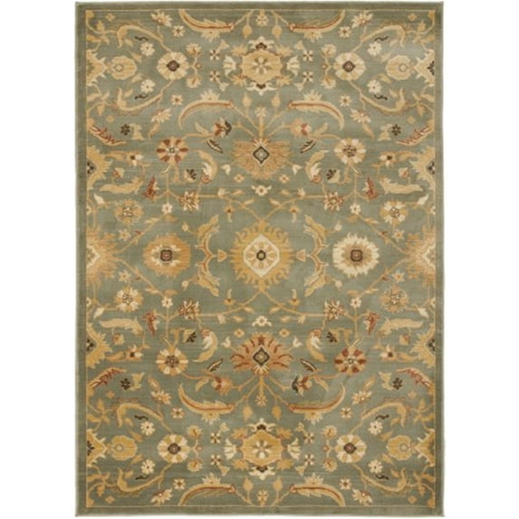 Traditional Rug - Heirloom Polypropylene, 2850Gr/Sqm -Blue/Gold-Color:Blue/Gold,Design:Traditional,Shape:Large Rectangle,Size:11'L x 8'W