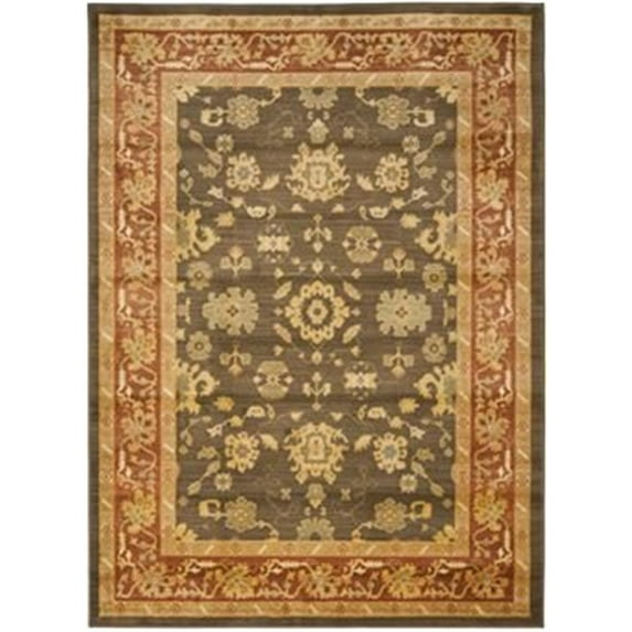 Traditional Rug - Heirloom Polypropylene, 2850Gr/Sqm -Brown/Red-Color:Brown/Red,Design:Traditional,Shape:Small Rectangle,Size:5' 7''L x 4'W