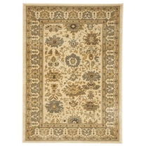SAFAVIEH Heirloom Alexanndria Oriental Area Rug, Cream/Blue, 5'3" x 7'6"