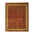 thumbnail image 1 of Traditional Rug - Jewel Of India Silk/Wool -Rust/Gold-Color:Rust/Gold,Design:Traditional,Shape:Medium Rectangle,Size:9'L x 6'W, 1 of 1