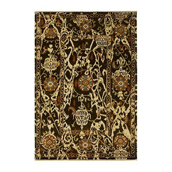 Traditional Rug - Oushak Wool Pile -Multi-Color:Multi,Design:Traditional,Shape:Large Rectangle,Size:12'L x 9'W
