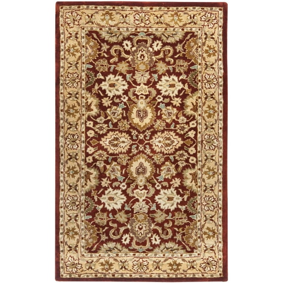 Traditional Rug - Persian Legend New Zealand Wool -Rust-Color:Rust,Design:Traditional,Shape:Rectangle,Size:5'L x 3' W