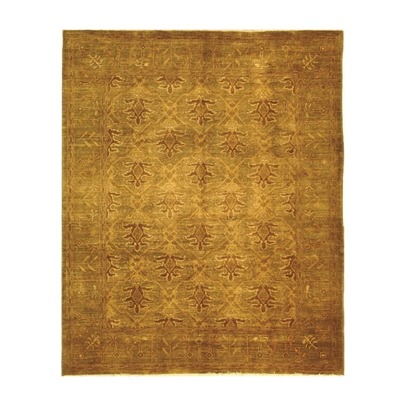 Traditional Rug - Peshawar Wool Pile -Olive/Olive-Color:Olive/Olive,Design:Traditional,Shape:Large Rectangle,Size:10'L x 8'W