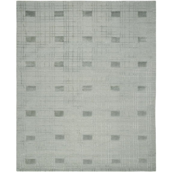Traditional Rug - Tibetan Wool Pile -Seafoam-Color:Seafoam,Design:Traditional,Shape:Rectangle,Size:10'L x 8' W