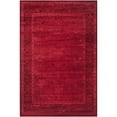thumbnail image 1 of Traditional Rug - Vintage Viscose Pile -Red-Color:Red,Design:Traditional,Shape:Medium Rectangle,Size:7' 6''L x 5' 1''W, 1 of 2