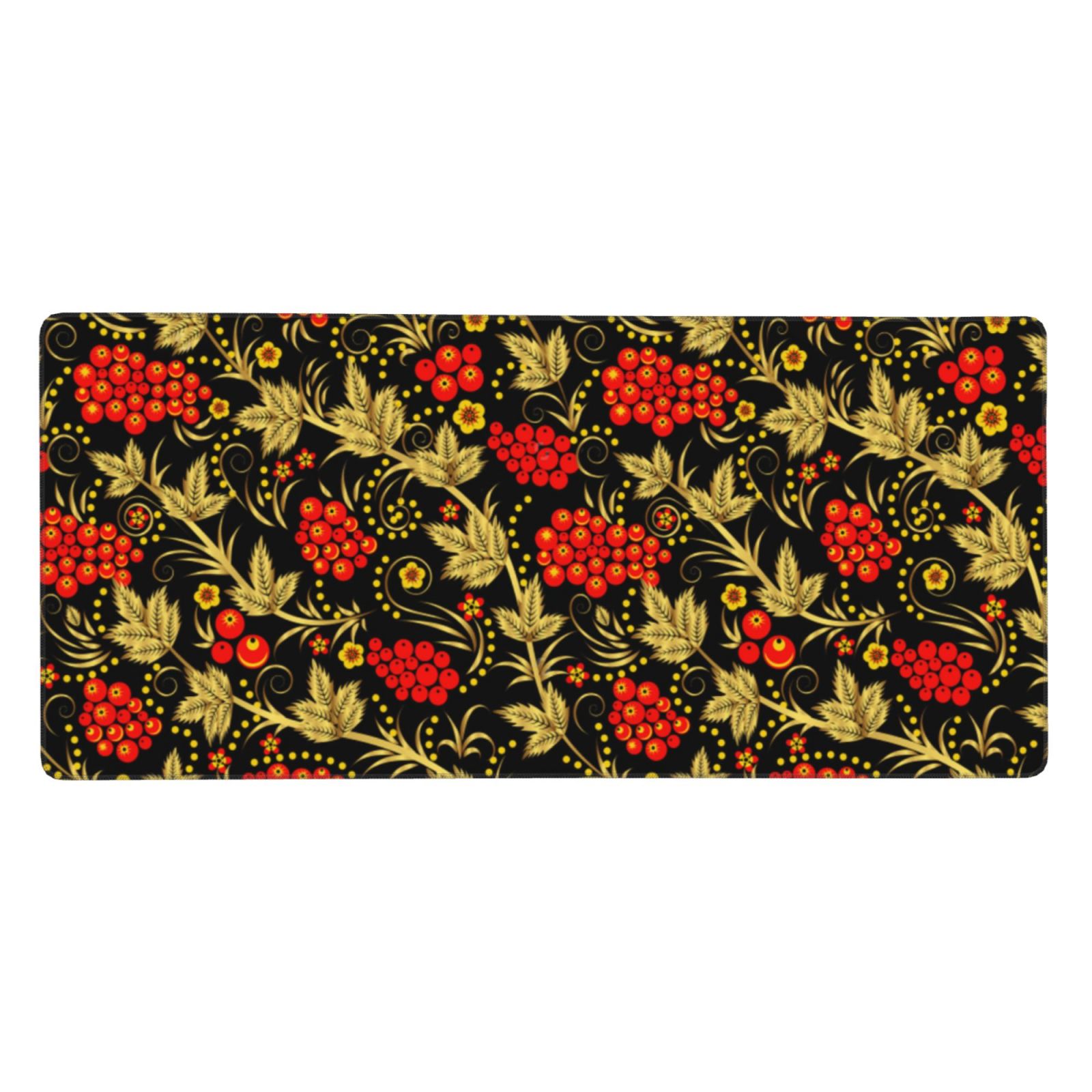 Traditional Russian Khokhloma Mousepad Large Mouse Pad Desk Pad