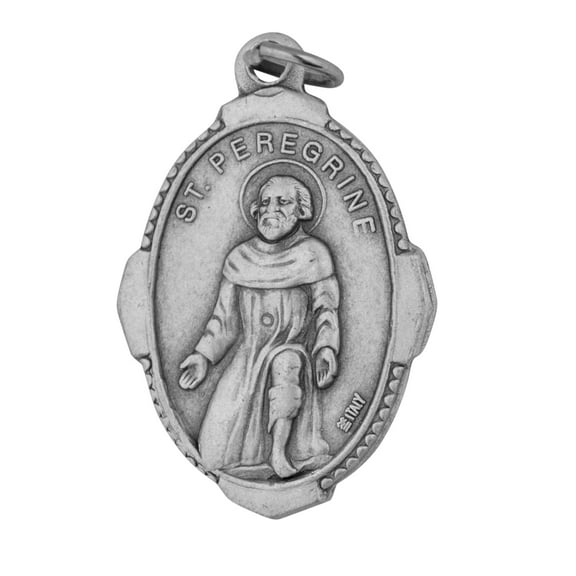 Traditional Saint Medal (Saint Peregrine)