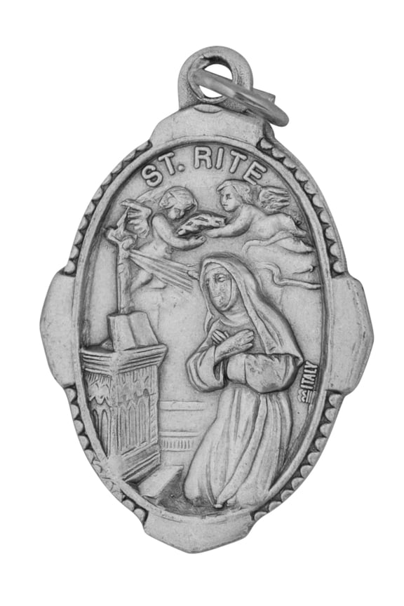 Traditional Saint Medal (Saint Rita)