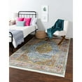 thumbnail image 1 of Traditional Samana Collection Area Rug 6'x9' - Light Blue, 1 of 5