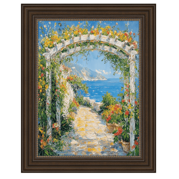 Traditional Scoop Bronze Picture Frame 30x30 frame