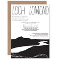 thumbnail image 1 of Traditional Scottish Song Lyrics Loch Lomond Greetings Card Plus Envelope Blank inside, 1 of 3