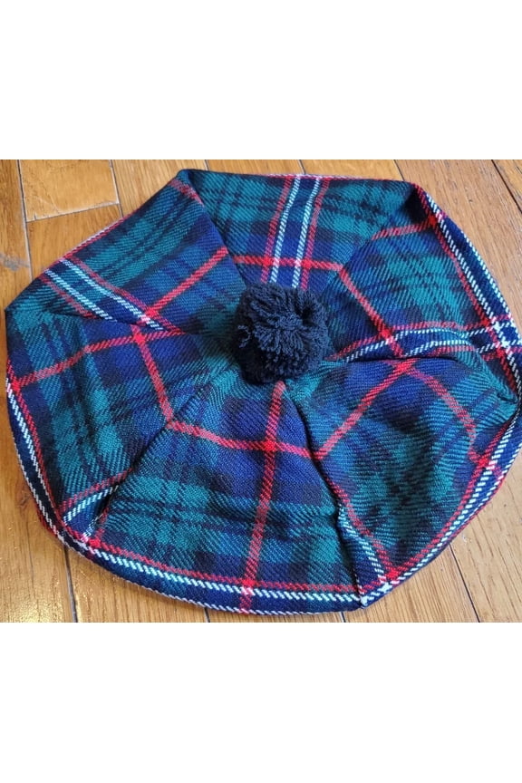 Traditional Scottish Tam O Shanter Hat, Tartan Tammy Cap for Scottish Style and Comfort, One Size