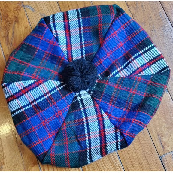 Traditional Scottish Tam O Shanter Hat, Tartan Tammy Cap for Scottish Style and Comfort, One Size