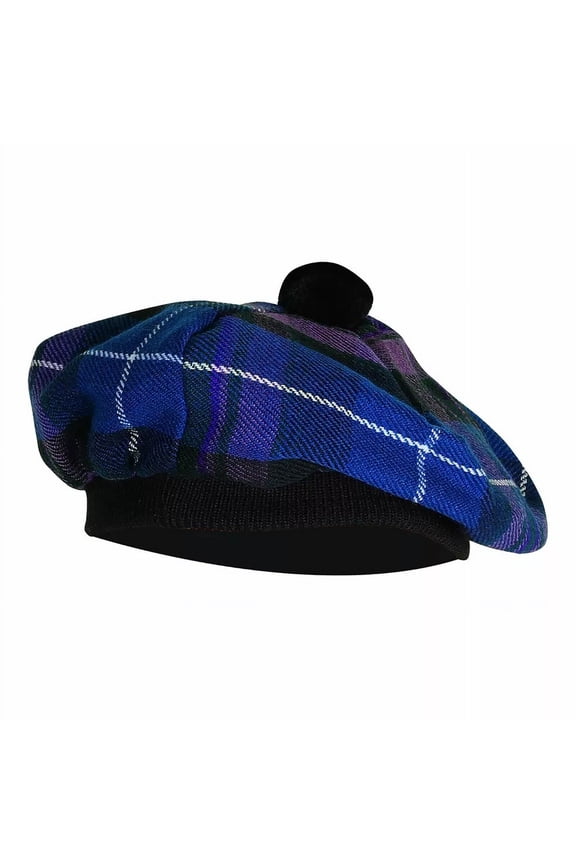 Traditional Scottish Tam O Shanter Hat, Tartan Tammy Cap for Scottish Style and Comfort, One Size