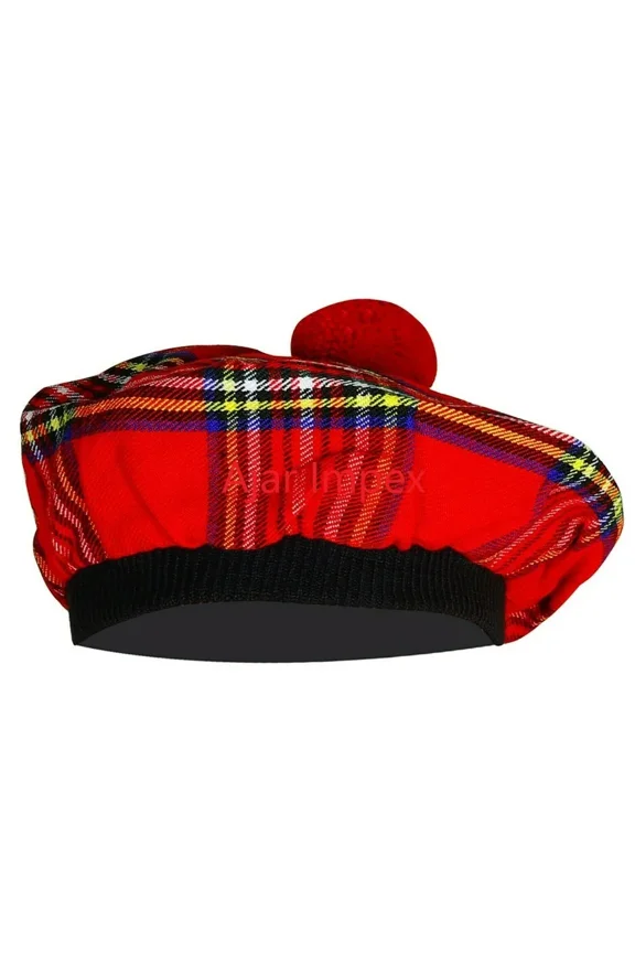 Traditional Scottish Tam O Shanter Hat, Tartan Tammy Cap for Scottish Style and Comfort, One Size