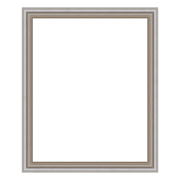 Traditional Silver leaf Pewter Picture Frame