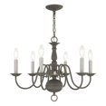 thumbnail image 1 of Traditional Six Light Chandelier-Scandinavian Gray Finish Bailey Street Home 218-Bel-2944771, 1 of 1