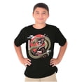 thumbnail image 1 of Traditional Skeleton Geisha Savage Crewneck T Shirts Boy Girl Teen Brisco Brands X, 1 of 5